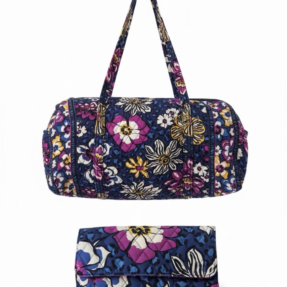 Vera Bradley Floral Travelers Duffle Bag